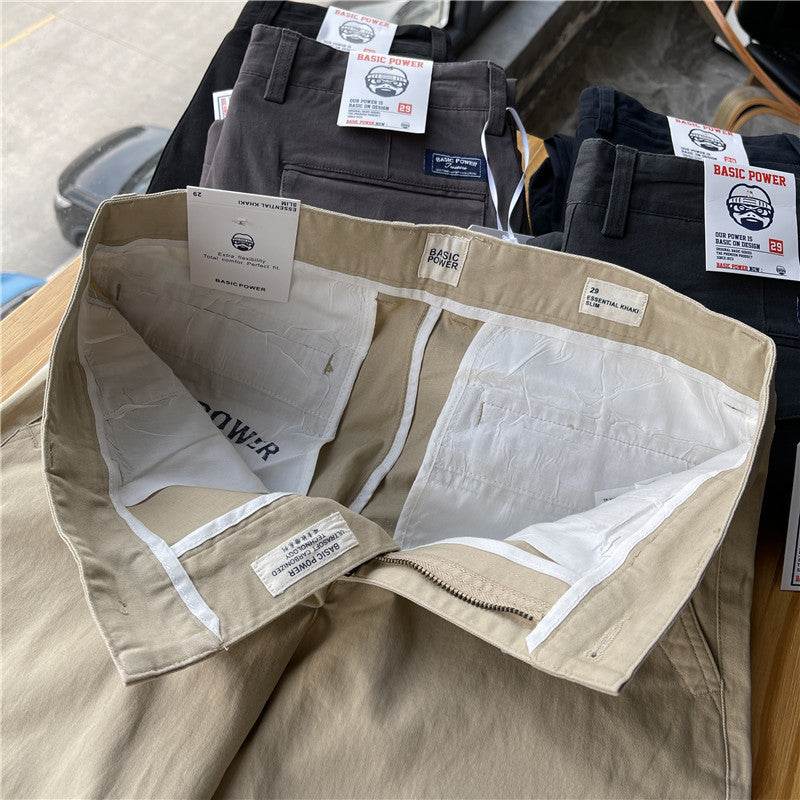 Men's Brushed Twill Casual Pants - Comfortable Cotton Fit, Trendy Styles - Buy Center