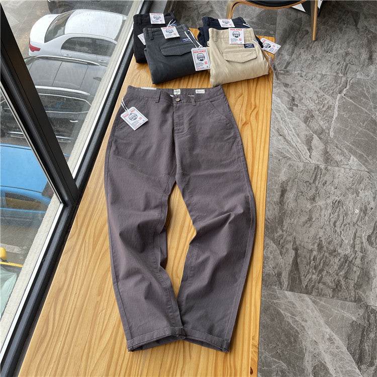 Men's Brushed Twill Casual Pants - Comfortable Cotton Fit, Trendy Styles - Buy Center
