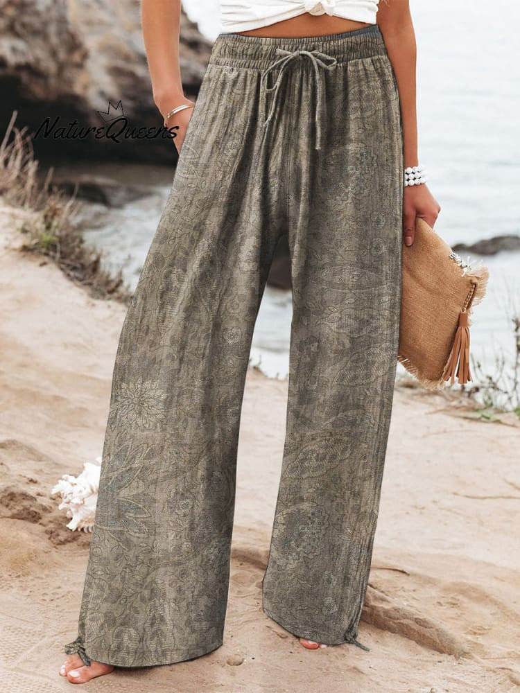 Stylish Wide-Leg Sports Trousers - Comfortable Fit in Trendy 3D Patterns - Buy Center
