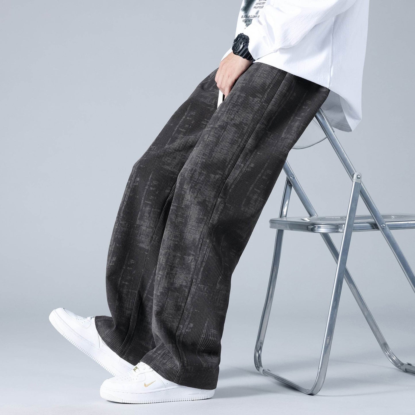 Stylish Corduroy Pants for Men - Camouflage Casual Trousers 2025 - Buy Center