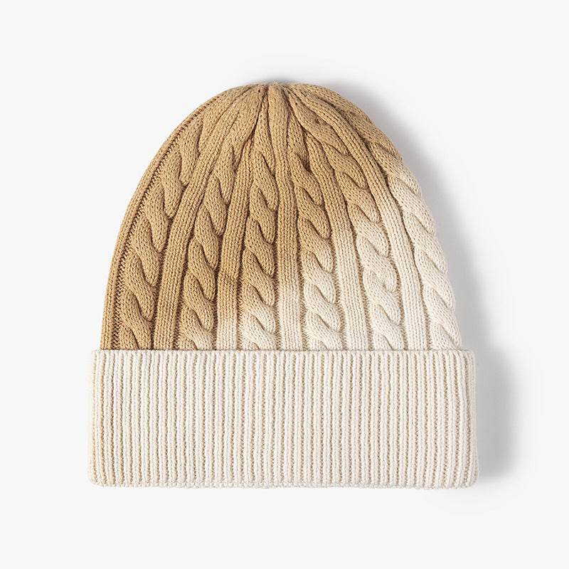 Outdoor Windproof Tie-Dyed Knit Hat - Fashionable Fedoras for All Seasons - Buy Center