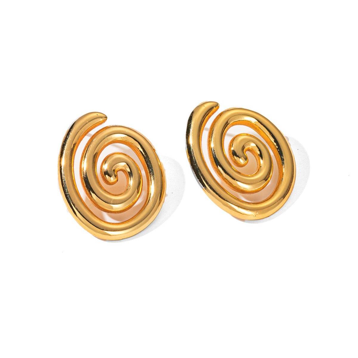 Retro Electroplated Earrings - Premium Titanium Steel for Women’s Style - Buy Center