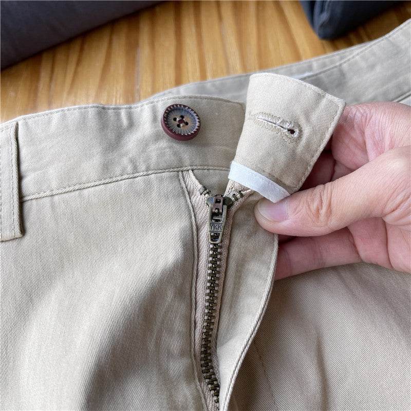 Men's Brushed Twill Casual Pants - Comfortable Cotton Fit, Trendy Styles - Buy Center