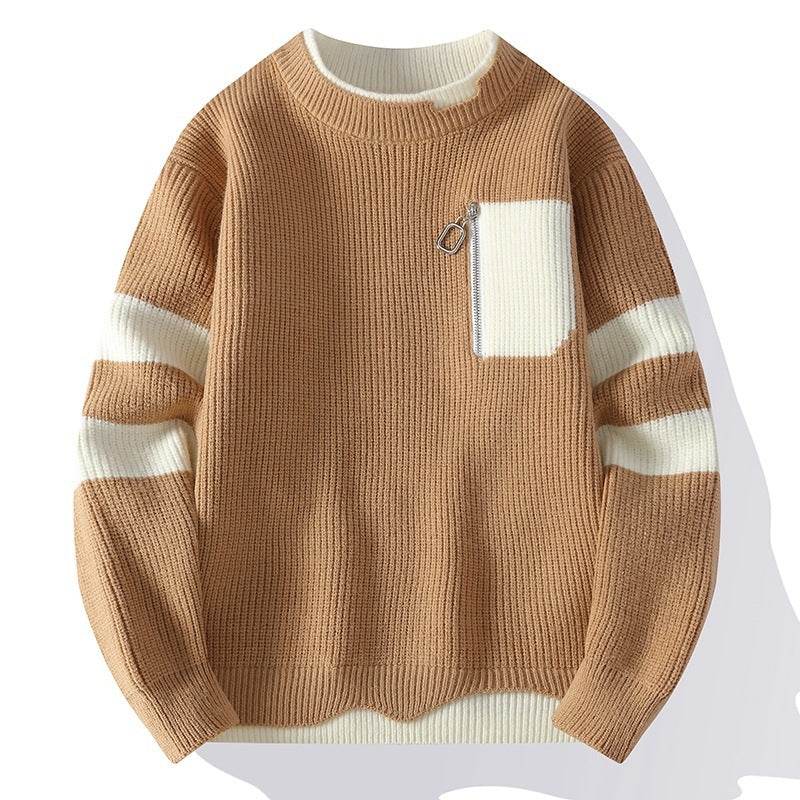 Boys Casual Knitted Sweater - Trendy Autumn Winter Pullover Fashion - Buy Center
