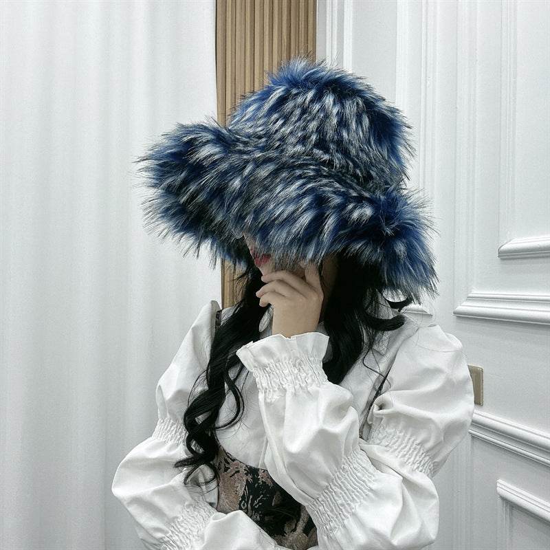 Fashionable Raccoon Fur Hat - Stylish Winter Accessory for Women 2025 - Buy Center