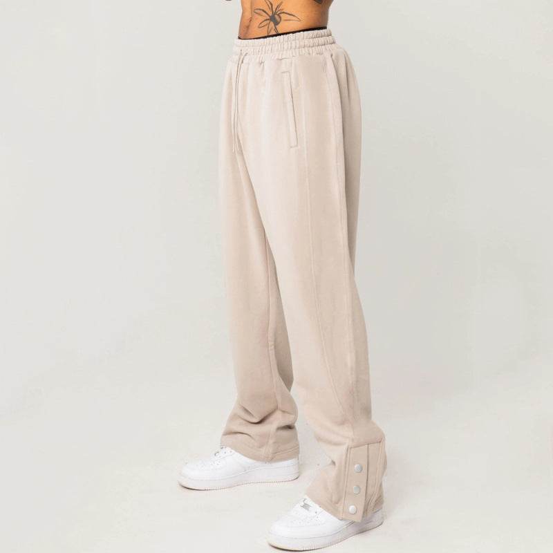 Men's Casual Cotton Pants - Loose Fit, 3 Colors for Everyday Comfort - Buy Center