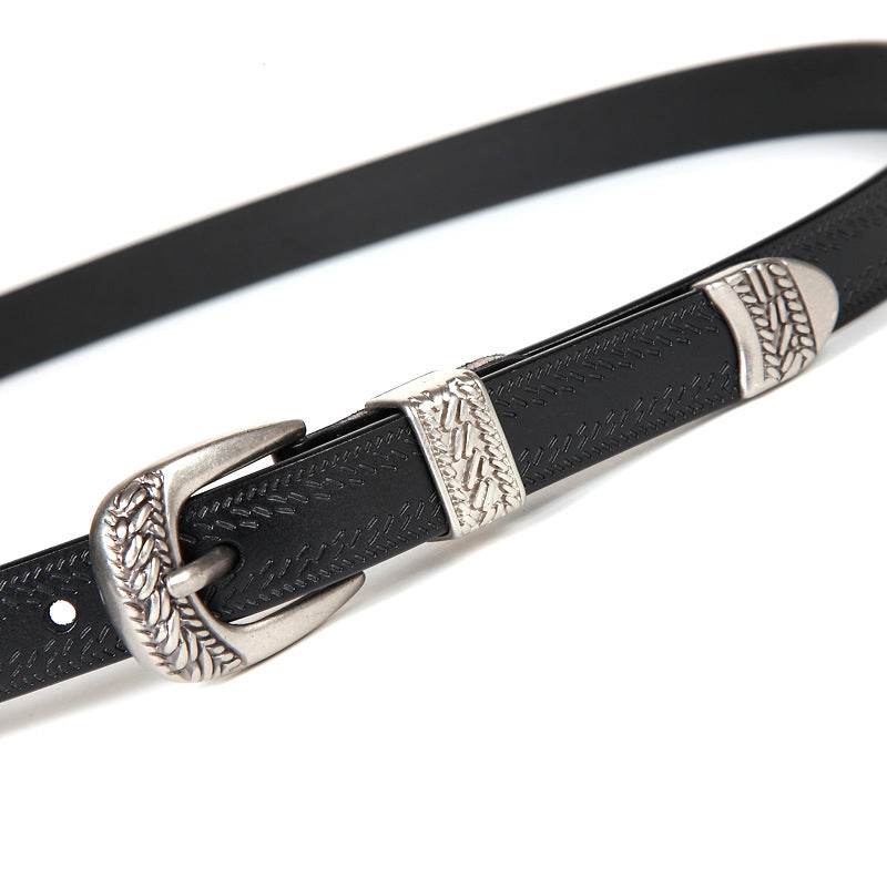 Women's Casual Pin Buckle Belt - Stylish Leather for Fall & Winter - Buy Center