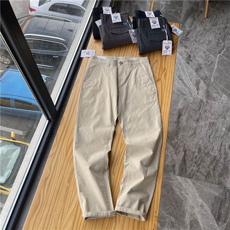 Men's Brushed Twill Casual Pants - Comfortable Cotton Fit, Trendy Styles - Buy Center