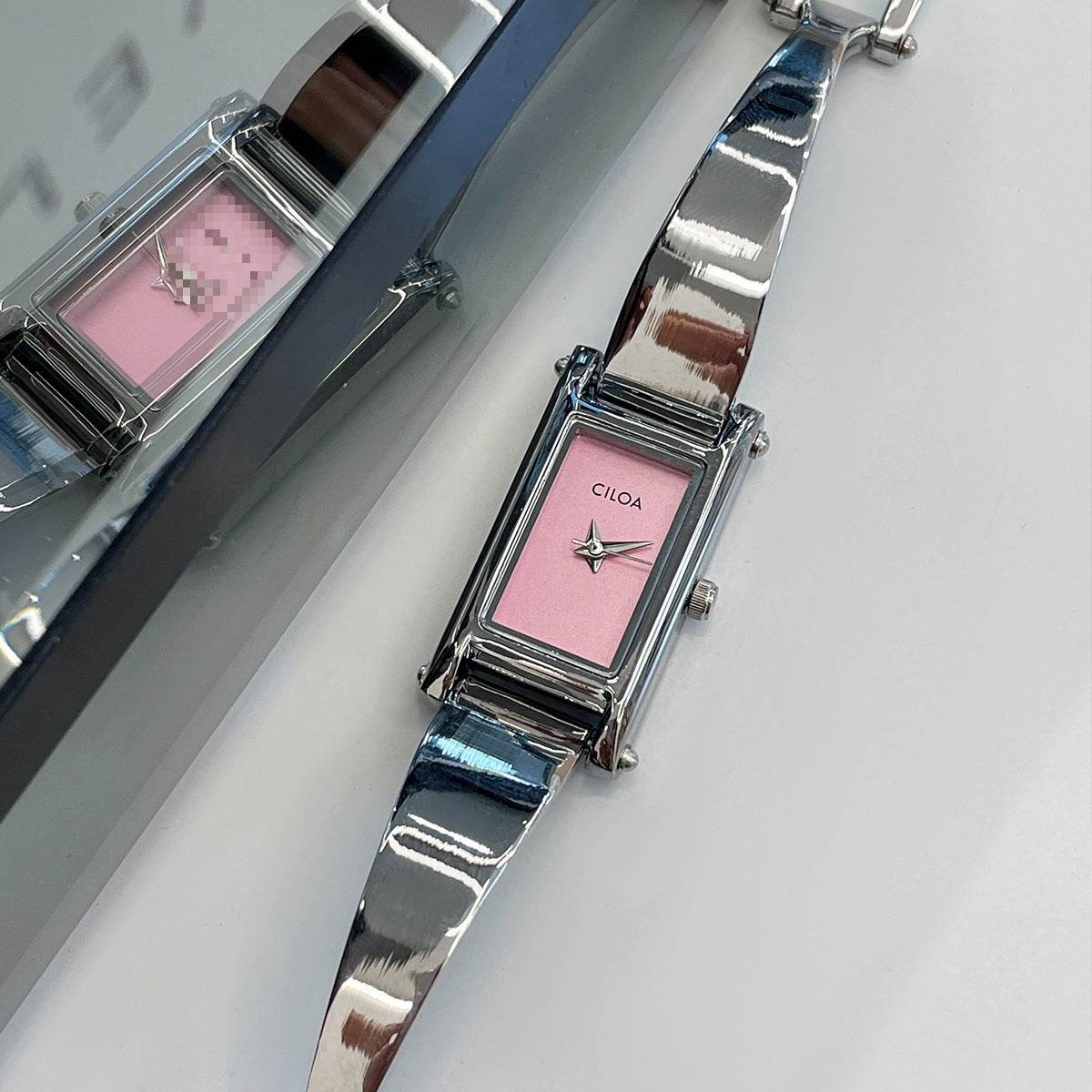 Elegant Women's High-Looking Art Watch - Stylish Rectangle Design 2025 - Buy Center