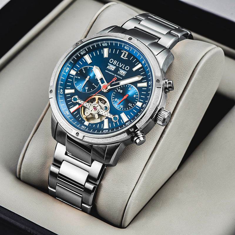 Men's Multi-Functional Hollowed Fashion Watch - Stylish & Versatile Design - Buy Center
