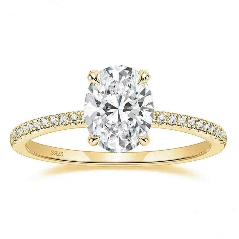 Buy Center Women's Fashion Ring - Light Luxury with 18K Gold Plating - Buy Center