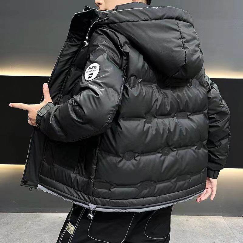 Warm Duck Down Youth Coat - Stylish Polyester Trench for Teens, Sizes L-5XL - Buy Center