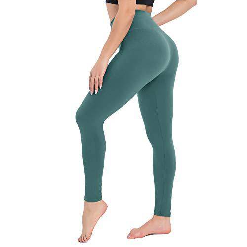 Solid Color High Waist Cropped Leggings - Stylish & Comfortable Fit - Buy Center