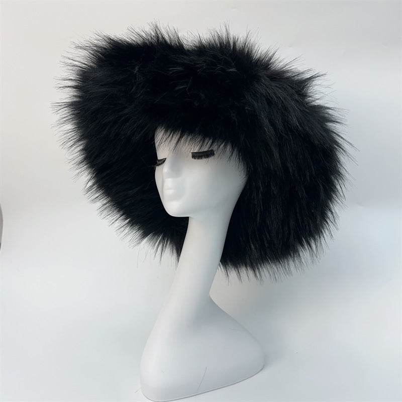 Fashionable Raccoon Fur Hat - Stylish Winter Accessory for Women 2025 - Buy Center