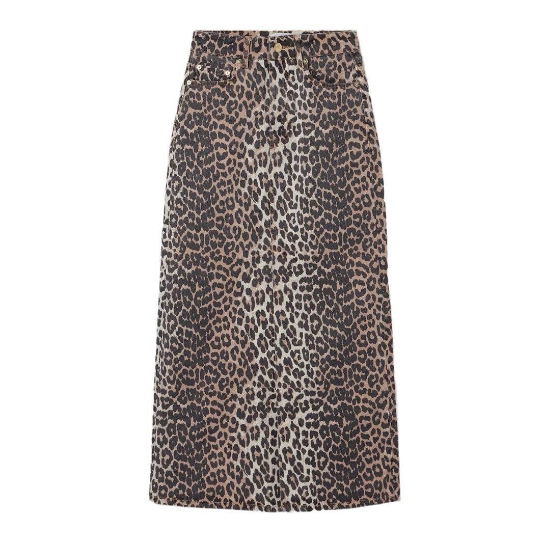 Women's Leopard Print Ankle-Length Skirt - Stylish & Comfortable Fashion - Buy Center