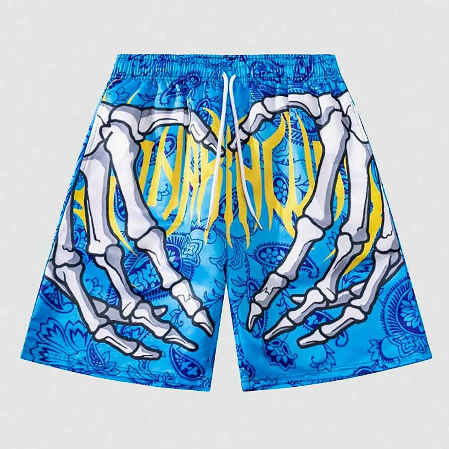 Men’s Elastic Waist Jogging Shorts - 3D Print Beach Board Shorts - Buy Center