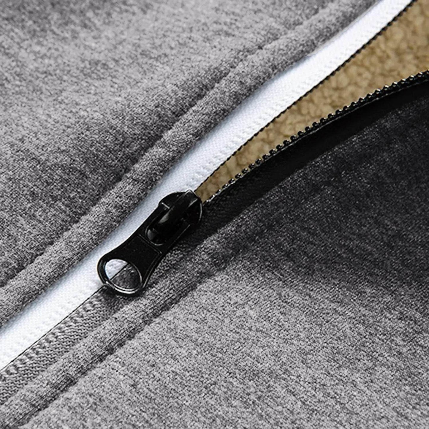 LETSNAGOU Men's Full Zip Hoodie - Casual Thick Fleece Jacket for Winter - Buy Center