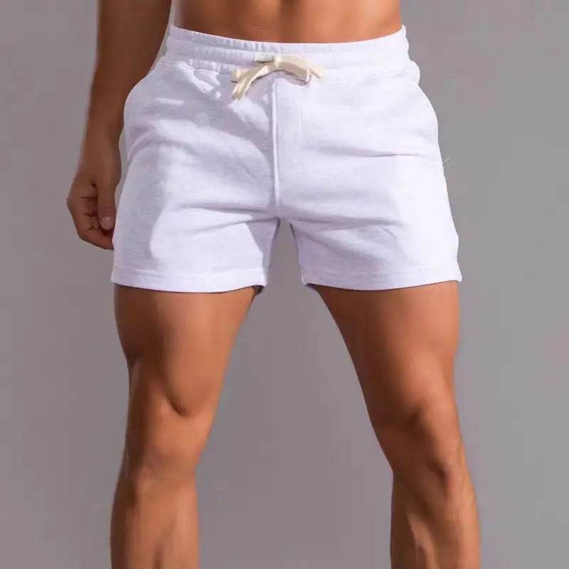 Men's American Cotton Sports Shorts - Gray, Stretchy & Lightweight - Buy Center