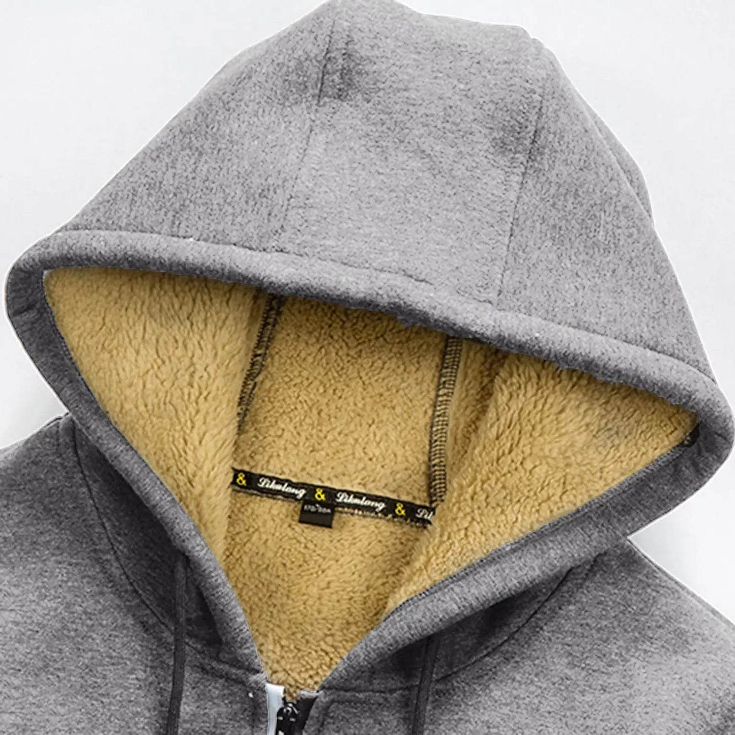 LETSNAGOU Men's Full Zip Hoodie - Casual Thick Fleece Jacket for Winter - Buy Center