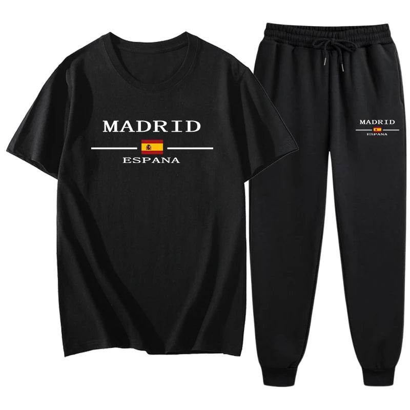 TLIT Men's Casual Sports Suit - 2pcs Pure Cotton Tracksuit Set - Buy Center