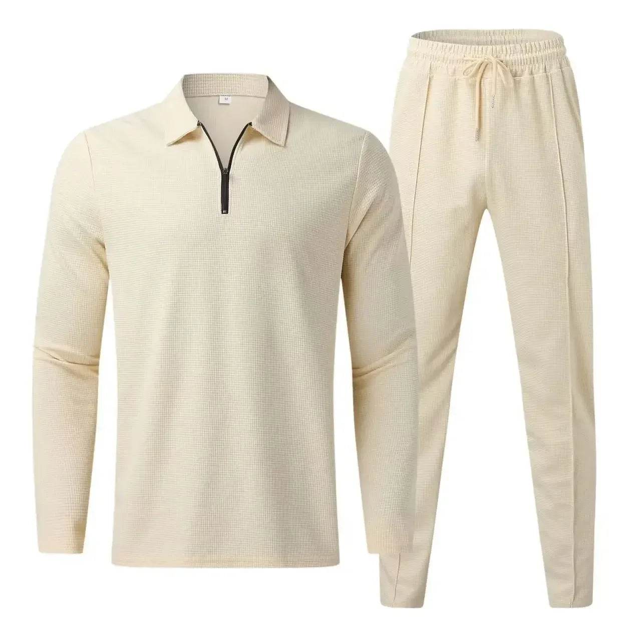 2023 Men's Casual T-Shirt Suit - Summer Long Sleeve Set - Buy Center