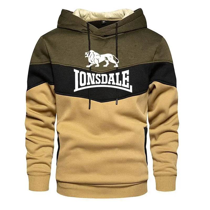 2025 Men's Patchwork Hoodie - Casual Fleece Thermal Sportswear - Buy Center