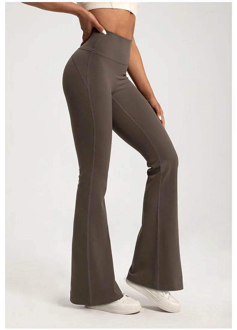 SKINOFSKIN Women's High Waisted Yoga Pants - Flared Fit & Lifting - Buy Center