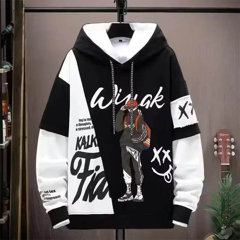 2024 Men's Graphic Hoodie - Casual Hip Hop Autumn Sweatshirt - Buy Center