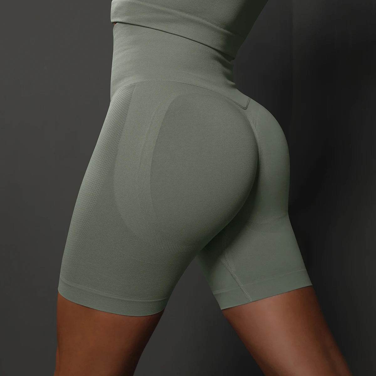 Hamidou Women's High Waist Yoga Shorts - Push Up Fitness Style - Buy Center