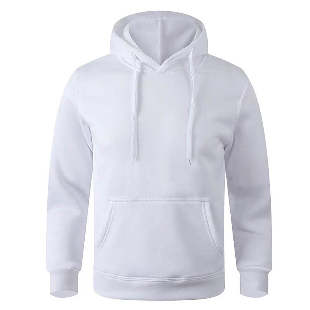 Casual Solid Color Hoodies - Men's & Women's Warm Streetwear Pullover - Buy Center