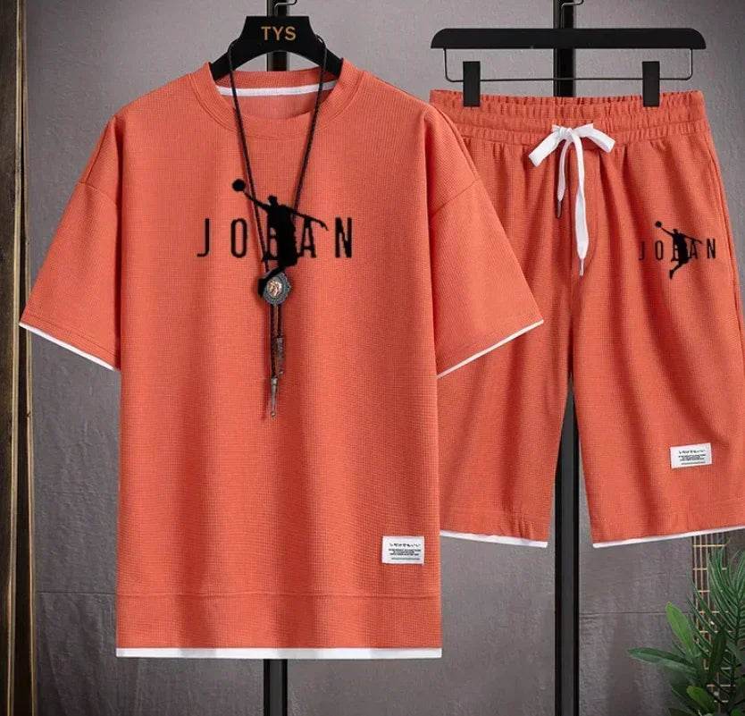 Summer Men's 2-Piece Blazer and T-Shirt Set - Casual Fashion - Buy Center