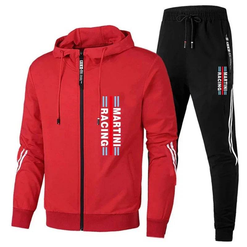 Men's Martini Racing Suit Set - Fashion Casual Sweater & Pants - Buy Center
