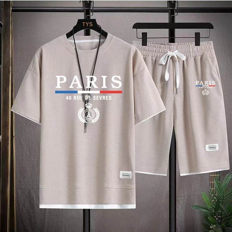 Men's Casual T-Shirt and Shorts Set - Summer Fashion Comfort - Buy Center