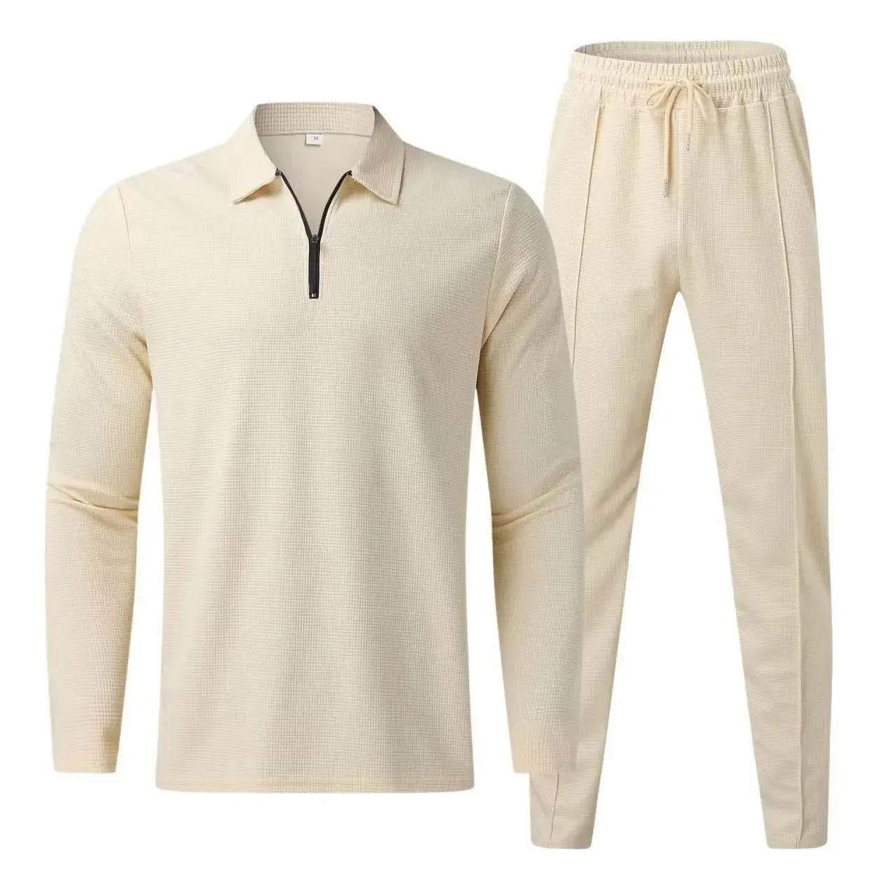 2023 Men's Casual T-Shirt Suit - Summer Long Sleeve Set - Buy Center