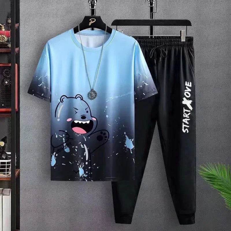 Trendy Casual Sports 2-Piece Set for Youth - Cool Summer Style - Buy Center