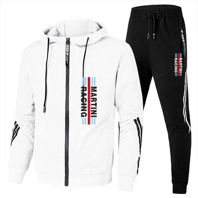 Men's Martini Racing Suit Set - Fashion Casual Sweater & Pants - Buy Center