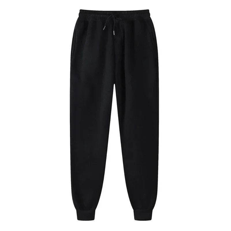 Men's Solid Zipper Hoodie & Pants Set - Casual Spring/Fall Fitness - Buy Center