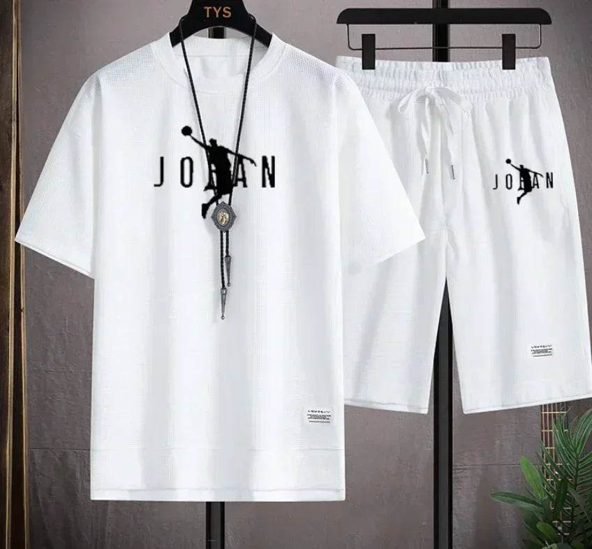 Summer Men's 2-Piece Blazer and T-Shirt Set - Casual Fashion - Buy Center