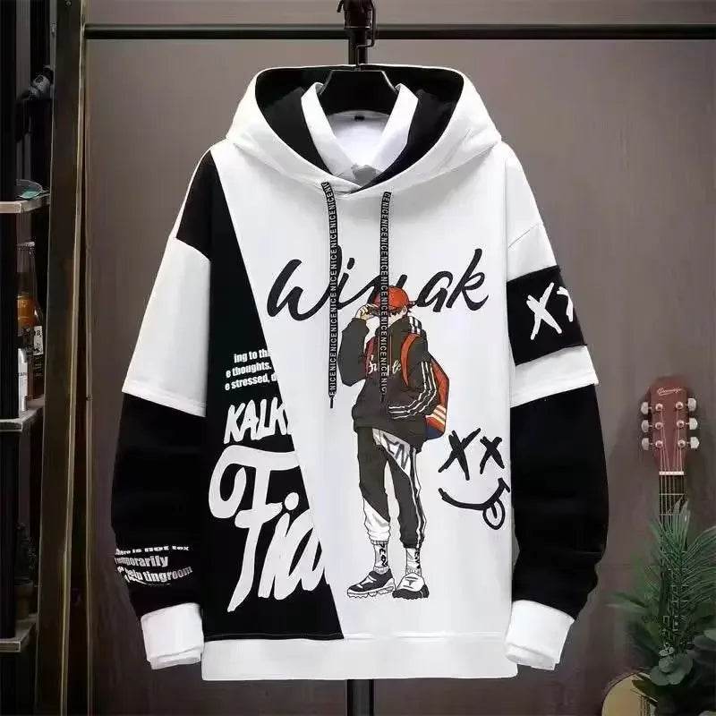 2024 Men's Graphic Hoodie - Casual Hip Hop Autumn Sweatshirt - Buy Center