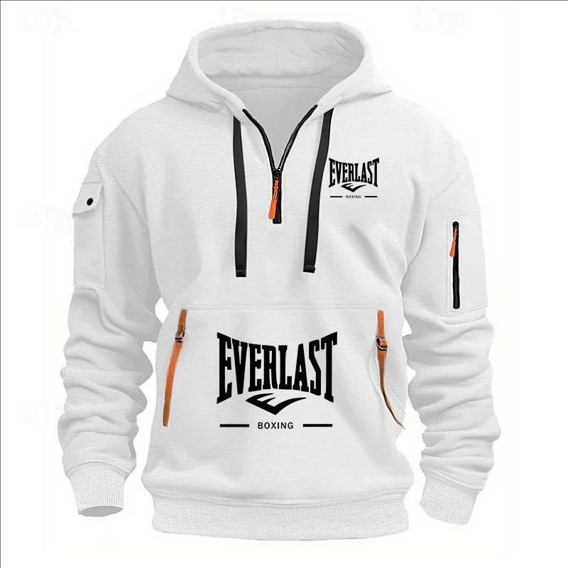 Stylish Men's Printed Hoodie - Multi-Zipper Design for Casual Comfort - Buy Center