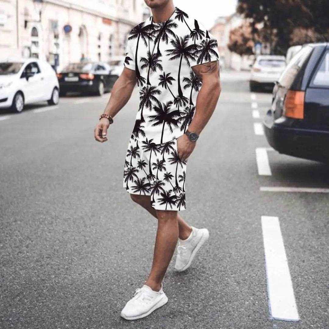 2025 Casual Men's 3D Print Shorts and T-shirts - Summer Fashion - Buy Center