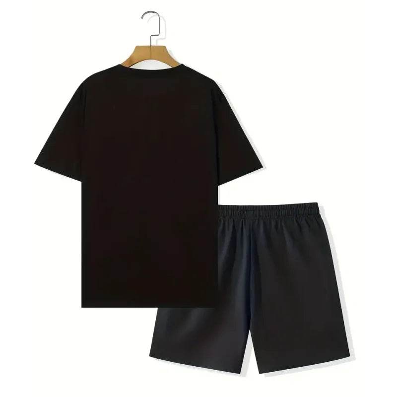 YEAE Men's Summer 2-Piece Suit - Casual 3D Print T-Shirt & Shorts - Buy Center