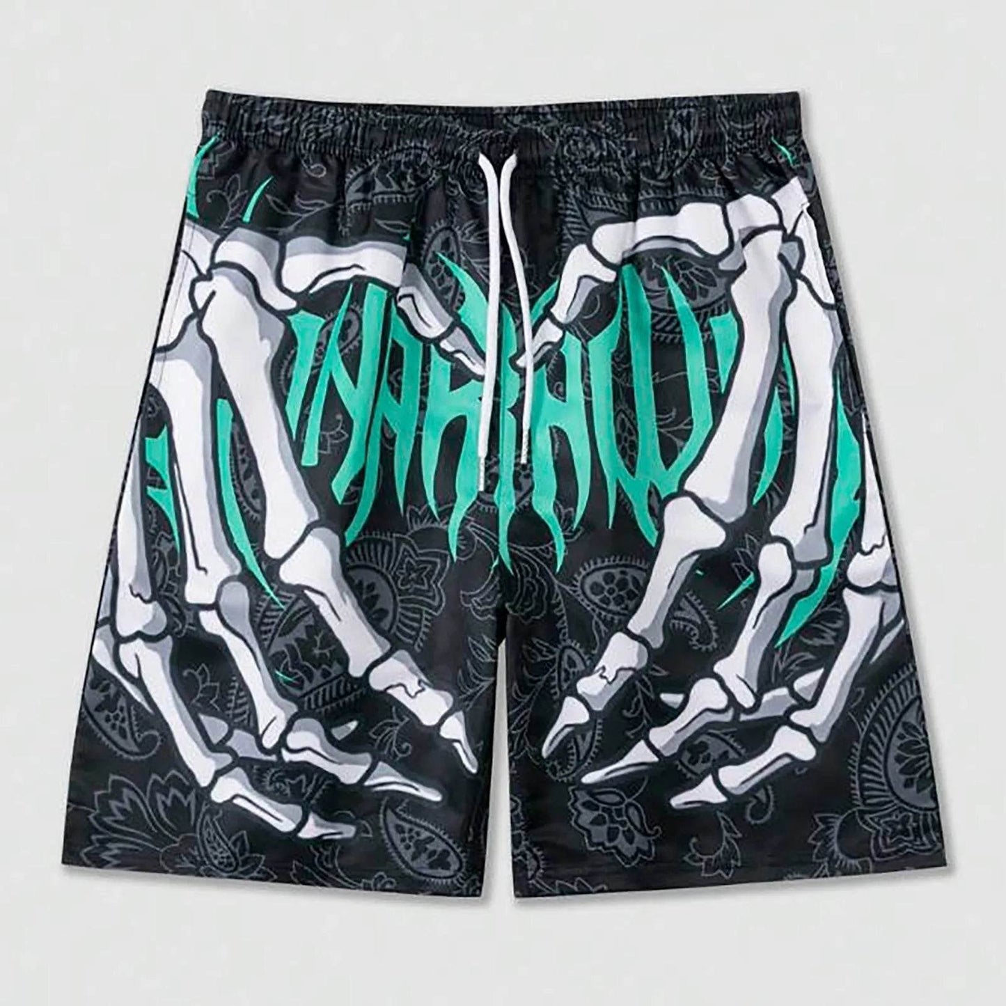Men’s Elastic Waist Jogging Shorts - 3D Print Beach Board Shorts - Buy Center