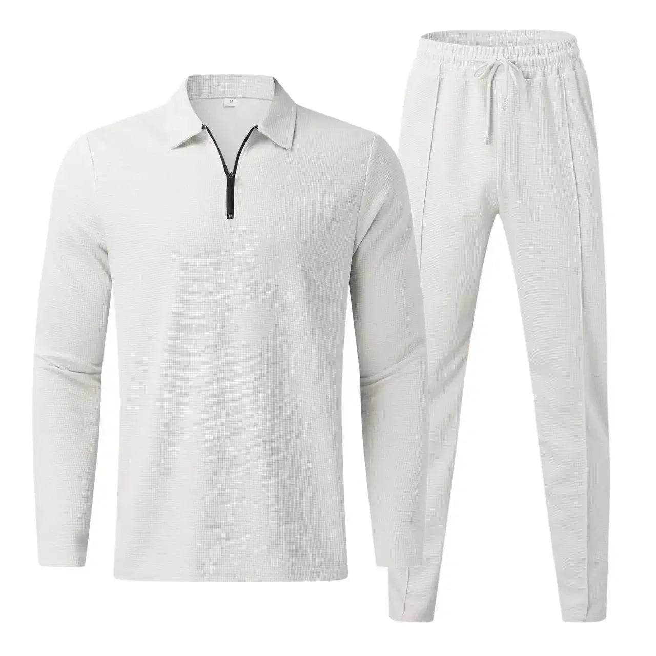 2023 Men's Casual T-Shirt Suit - Summer Long Sleeve Set - Buy Center