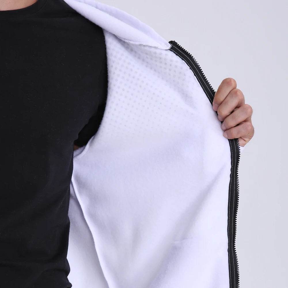Men's Zip Up Hoodie - Polka Dot Print, Casual Slim Fit Sweatshirt - Buy Center