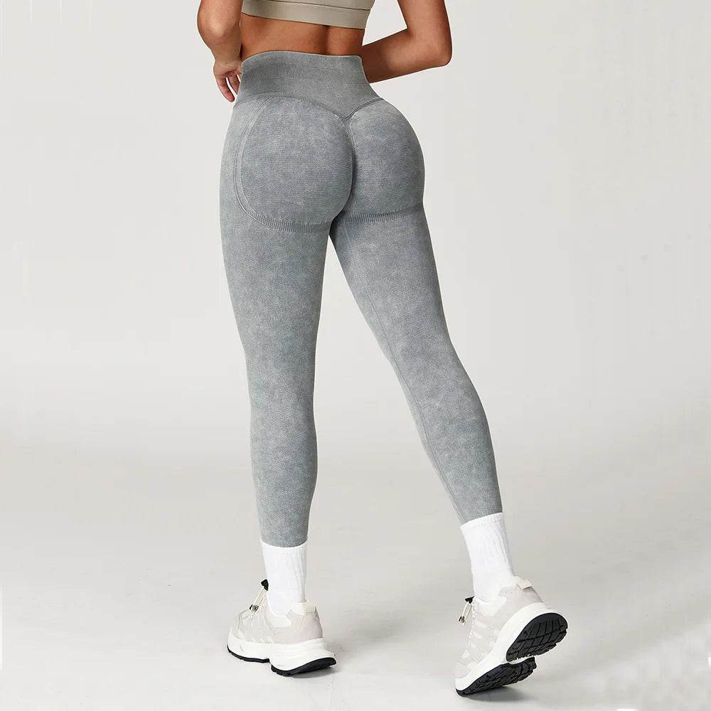Women's High Waist Scrunch Bum Leggings - Seamless Yoga Pants - Buy Center