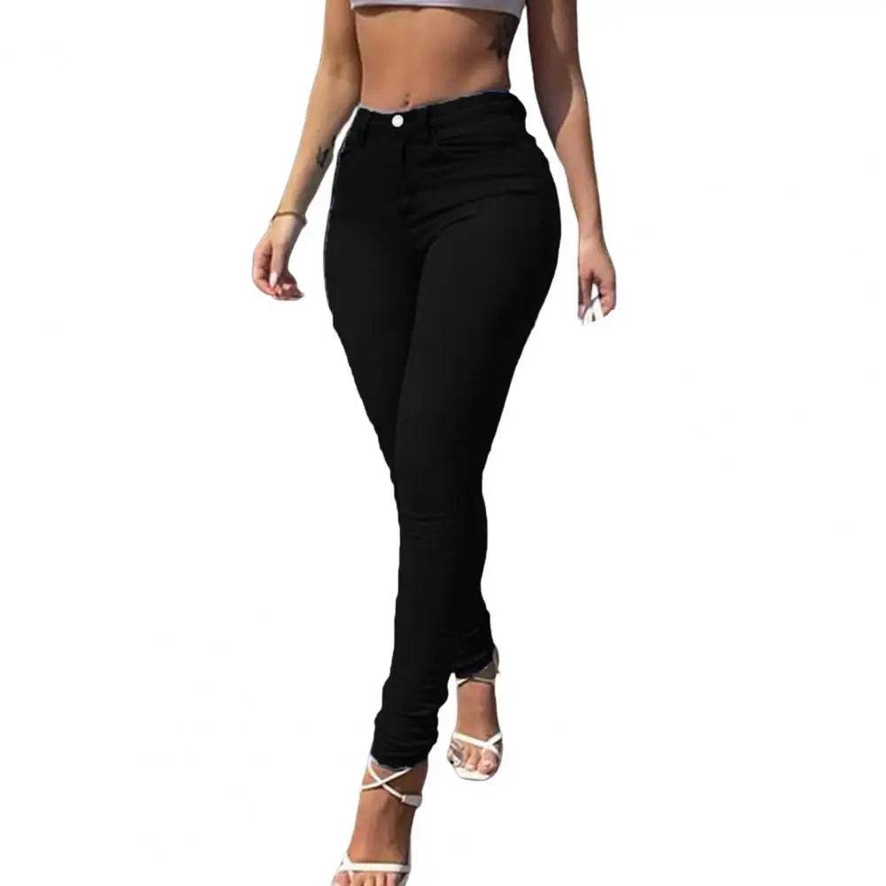 2022 Women’s High Waist Skinny Jeans - Elastic Pencil Pants - Buy Center