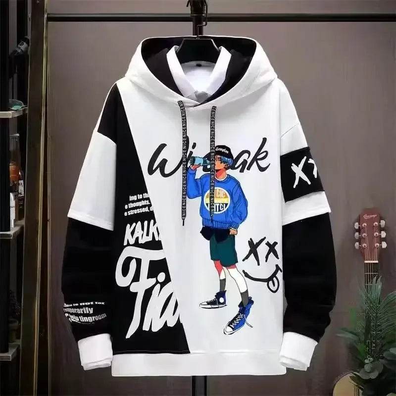 2024 Men's Graphic Hoodie - Casual Hip Hop Autumn Sweatshirt - Buy Center