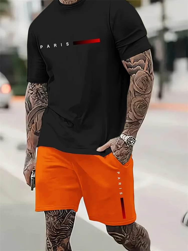 YEAE Men's Summer Casual Suit - Breathable Short Sleeve Set - Buy Center