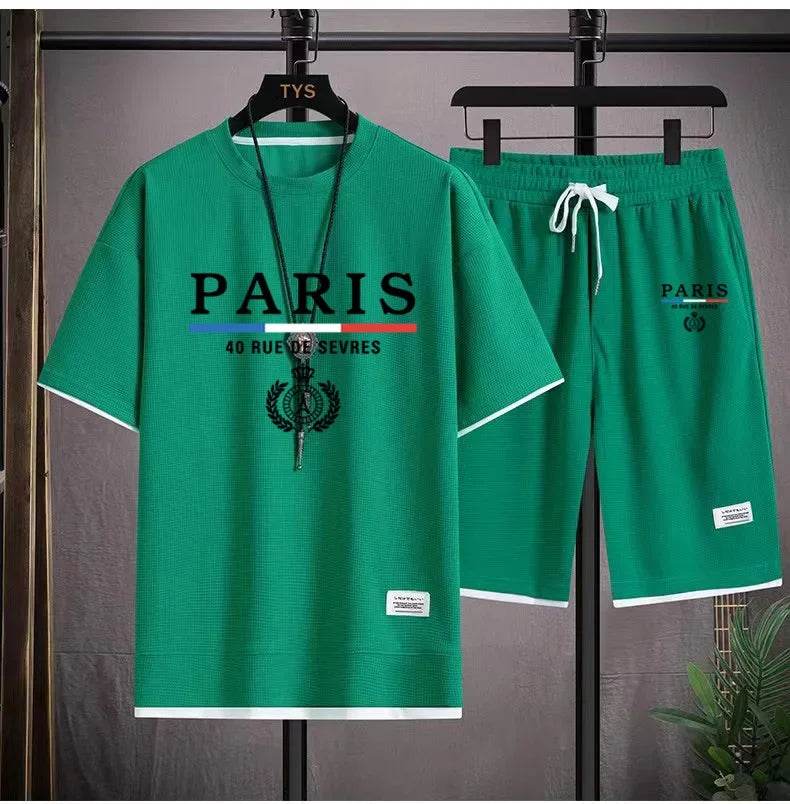 Men's Casual T-Shirt and Shorts Set - Summer Fashion Comfort - Buy Center